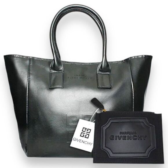 Givenchy Black Novelty Tote and Pouch - Picture 1 of 8